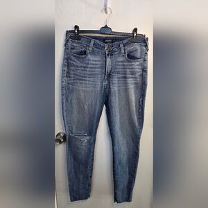 *2 For $40*True Religion Jennie Curvy Mid Rise Super Skinny Jeans W/ Distressing